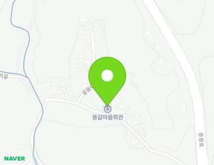 전북특별자치도 남원시 갈음다리길 24-1 (용정동, 용갈마을회관) 지도
