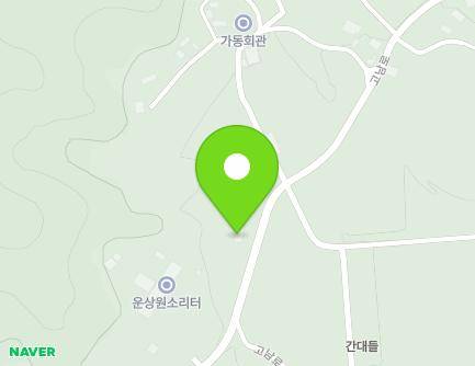 전북특별자치도 남원시 운봉읍 고남로 181 지도