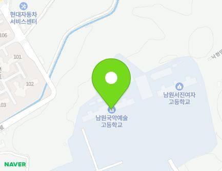 전북특별자치도 남원시 용성로 323 (월락동, 남원국악고등학교) 지도