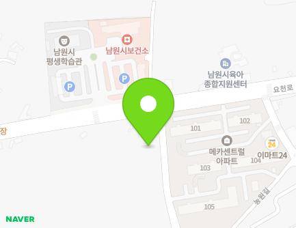 전북특별자치도 남원시 요천로 1290 (조산동, 남원샤링) 지도