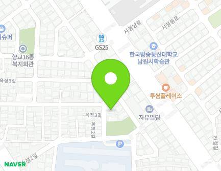 전북특별자치도 남원시 옥정3길 50-1 (향교동, 호남전기공사) 지도