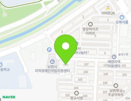 전북특별자치도 남원시 붕맛1길 14 (향교동, 빌라) 지도