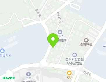 전북특별자치도 무주군 무주읍 한수로 8 지도