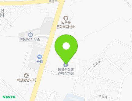 전북특별자치도 부안군 백산면 초장길 7 (농협수산물간이집하장) 지도