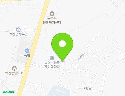 전북특별자치도 부안군 백산면 초장길 9 (부안오곡농협창고) 지도