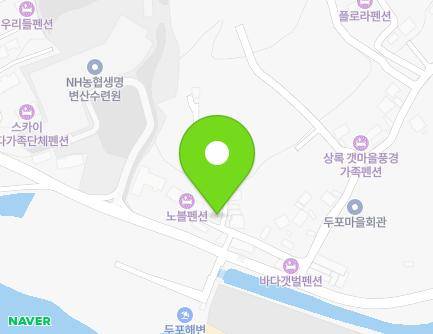 전북특별자치도 부안군 변산면 도청두포길 1-9 지도