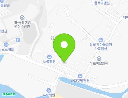 전북특별자치도 부안군 변산면 도청두포길 1-10 (정자나무펜션) 지도