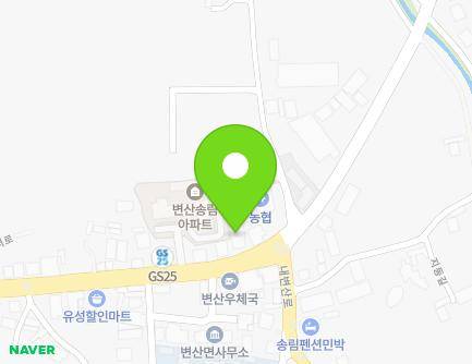 전북특별자치도 부안군 변산면 지서로 74 (변산의원) 지도