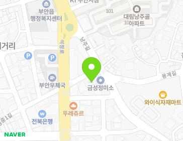 전북특별자치도 부안군 부안읍 낭주길 14-7 지도