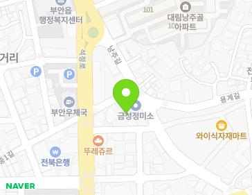 전북특별자치도 부안군 부안읍 낭주길 16-1 지도