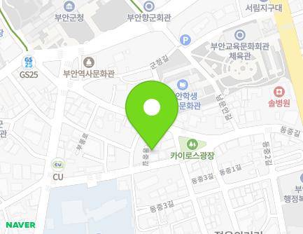 전북특별자치도 부안군 부안읍 동중길 13-2 지도