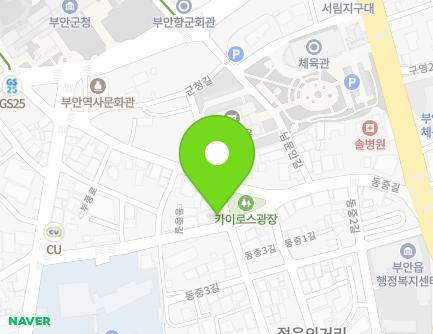 전북특별자치도 부안군 부안읍 동중길 17-1 (동아약국) 지도