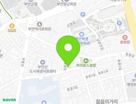 전북특별자치도 부안군 부안읍 동중길 13 (고려정) 지도
