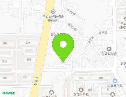 전북특별자치도 부안군 부안읍 부풍로 119-7 (부안수푸름아파트) 지도