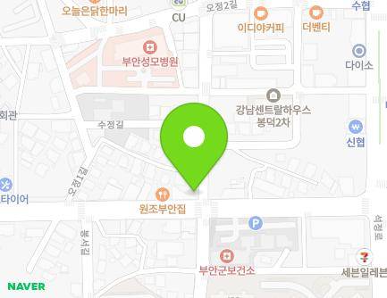 전북특별자치도 부안군 부안읍 수정길 1 (종합폐인트) 지도