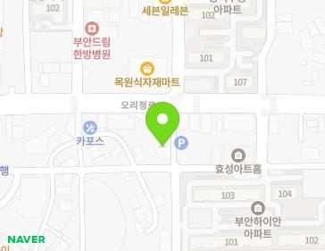 전북특별자치도 부안군 부안읍 오리정로 162-4 (좋은교회) 지도