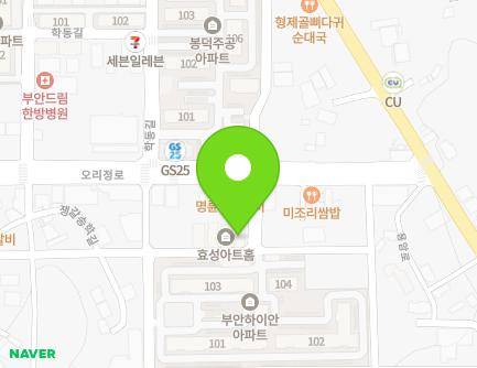 전북특별자치도 부안군 부안읍 오리정로 170-4 (효성아트홈) 지도