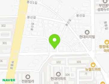 전북특별자치도 부안군 부안읍 봉신길 33-20 지도