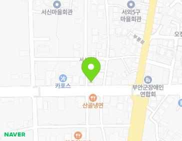 전북특별자치도 부안군 부안읍 오리정로 77 지도