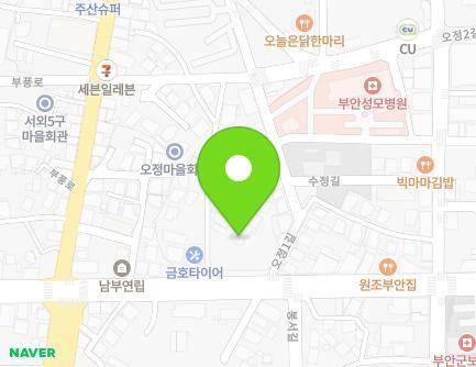 전북특별자치도 부안군 부안읍 오정2길 8-33 지도