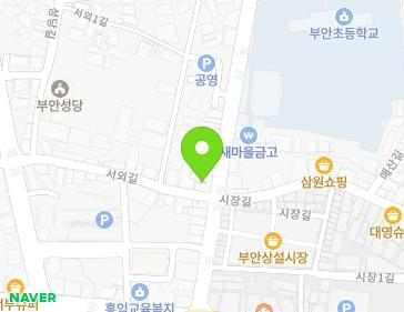 전북특별자치도 부안군 부안읍 부풍로 40-2 지도