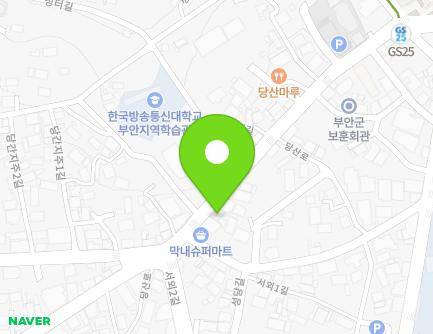 전북특별자치도 부안군 부안읍 당산로 56-1 지도
