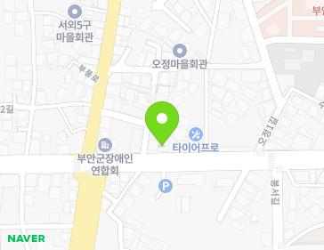 전북특별자치도 부안군 부안읍 오리정로 95 지도