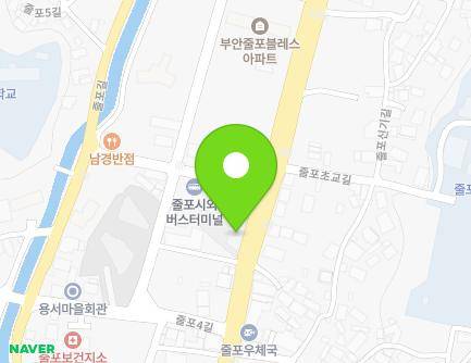 전북특별자치도 부안군 줄포면 줄포중앙로 59 (남부안농협줄포점) 지도
