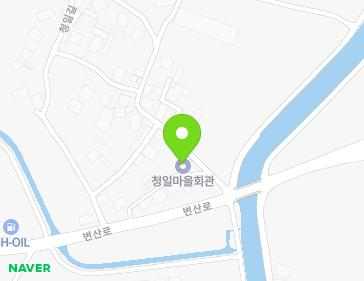 전북특별자치도 부안군 하서면 청일길 5 (청일경로당) 지도