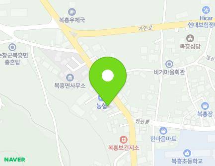 전북특별자치도 순창군 복흥면 추령로 1151 (서순창농협) 지도