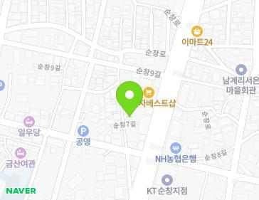 전북특별자치도 순창군 순창읍 순창7길 4-8 지도