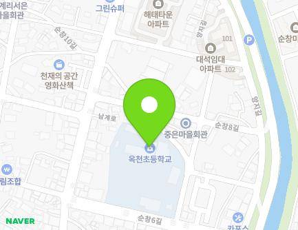 전북특별자치도 순창군 순창읍 순창6길 33 (옥천초등학교) 지도