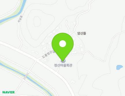 전북특별자치도 순창군 인계면 도룡정산길 10-4 (정산마을회관) 지도