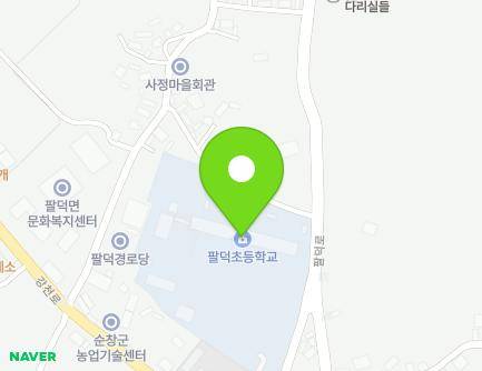 전북특별자치도 순창군 팔덕면 강천로 328 (팔덕초교) 지도