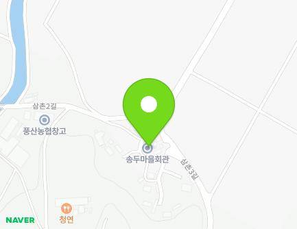 전북특별자치도 순창군 풍산면 삼촌2길 33-5 (송두마을회관) 지도