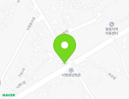 전북특별자치도 완주군 봉동읍 낙평동서로 25 지도