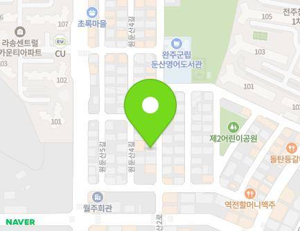 전북특별자치도 완주군 봉동읍 둔산2로 47 (휴플러스3) 지도