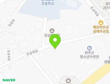 전북특별자치도 완주군 삼례읍 웃삼례길 22 지도