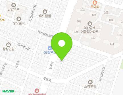 전북특별자치도 익산시 인북로 318 (남중동, 예일교회) 지도