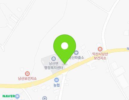 전북특별자치도 익산시 낭산면 함낭로 951 (낭산우체국) 지도