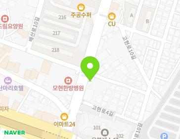 전북특별자치도 익산시 고현로 58 (모현동1가) 지도