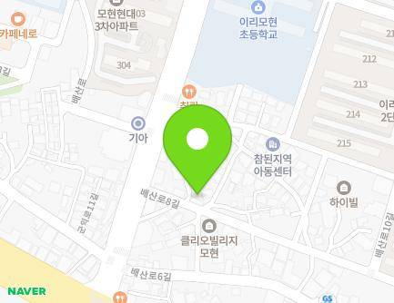 전북특별자치도 익산시 배산로8길 7-1 (모현동1가) 지도
