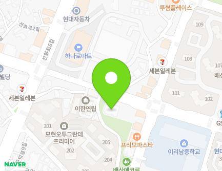 전북특별자치도 익산시 배산로3길 46-7 (모현동1가, 키즈리베어린이집) 지도