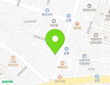전북특별자치도 익산시 고봉로 161 (영등동) 지도
