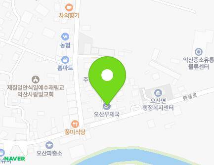 전북특별자치도 익산시 오산면 평동로 313 (오산우체국) 지도