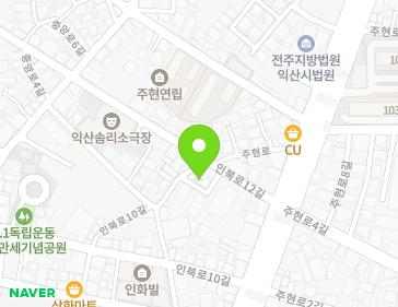 전북특별자치도 익산시 인북로10길 37-20 (주현동, 주현주택) 지도