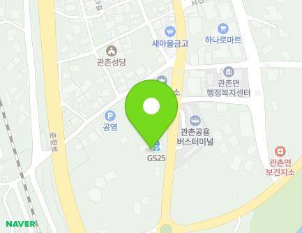 전북특별자치도 임실군 관촌면 사선로 27 (터미널떡방앗간,미용실,편의점) 지도