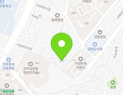 전북특별자치도 전주시 덕진구 매봉16길 44 (금암동) 지도