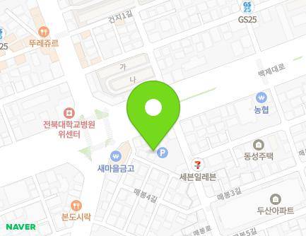 전북특별자치도 전주시 덕진구 매봉2길 8 (금암동, 행복한교회) 지도