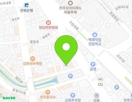 전북특별자치도 전주시 덕진구 팔달로 363-6 (금암동, 한일기술전문학교) 지도